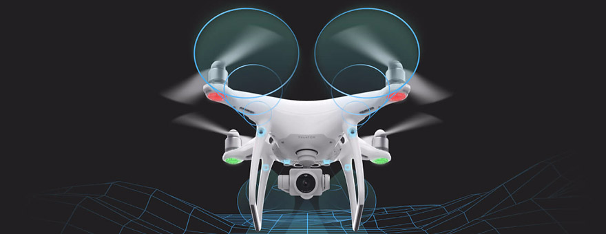 phantom 4 system pre bezpecnost letu